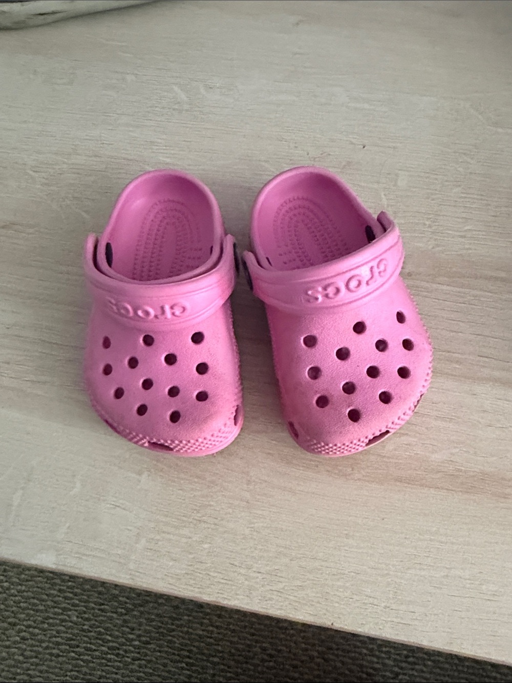 CROCS Kids' Lightweight Pink Clog Sandals